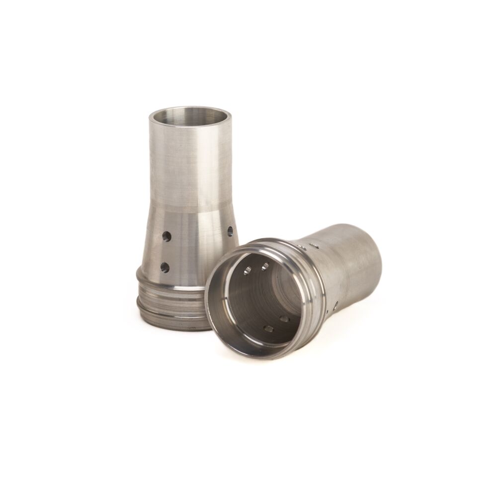 K-tech Front Fork Spring Perch - Holes (Pair) - Showa 49mm image 1