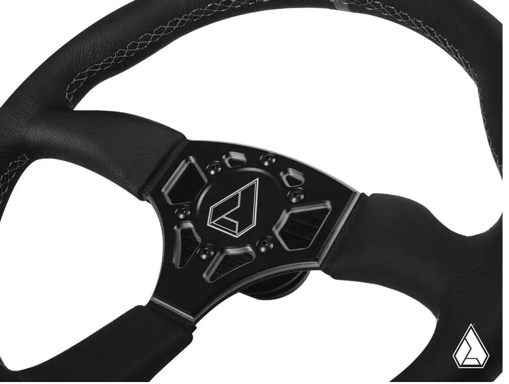 RACING STEERING WHEEL 350MM 6 BOLT, SUPERATV SW-U-350RL-28 thumbnail 2