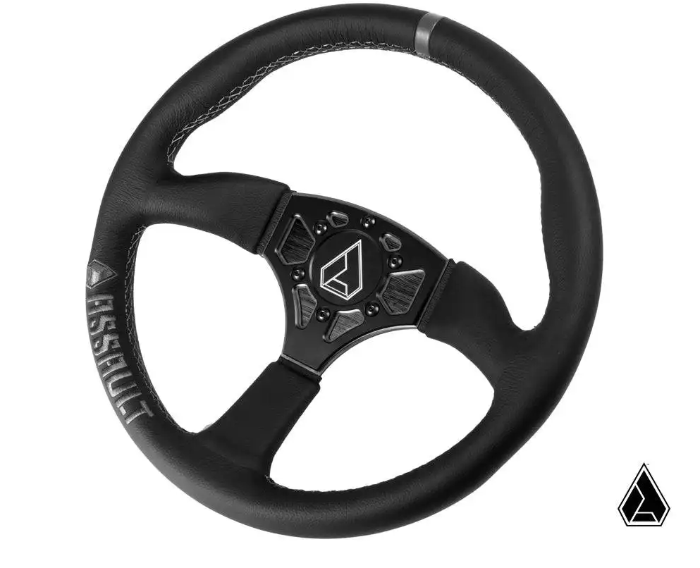 RACING STEERING WHEEL 350MM 6 BOLT, SUPERATV SW-U-350RL-28 image 1