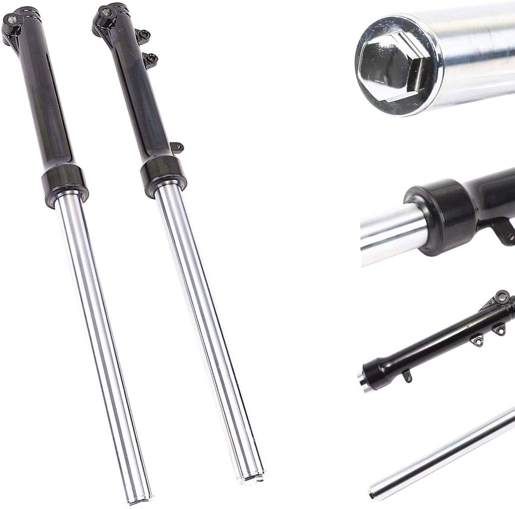 UNIVERSAL 33mm PIT BIKE FORKS WITH 12mm SPINDLE thumbnail 2