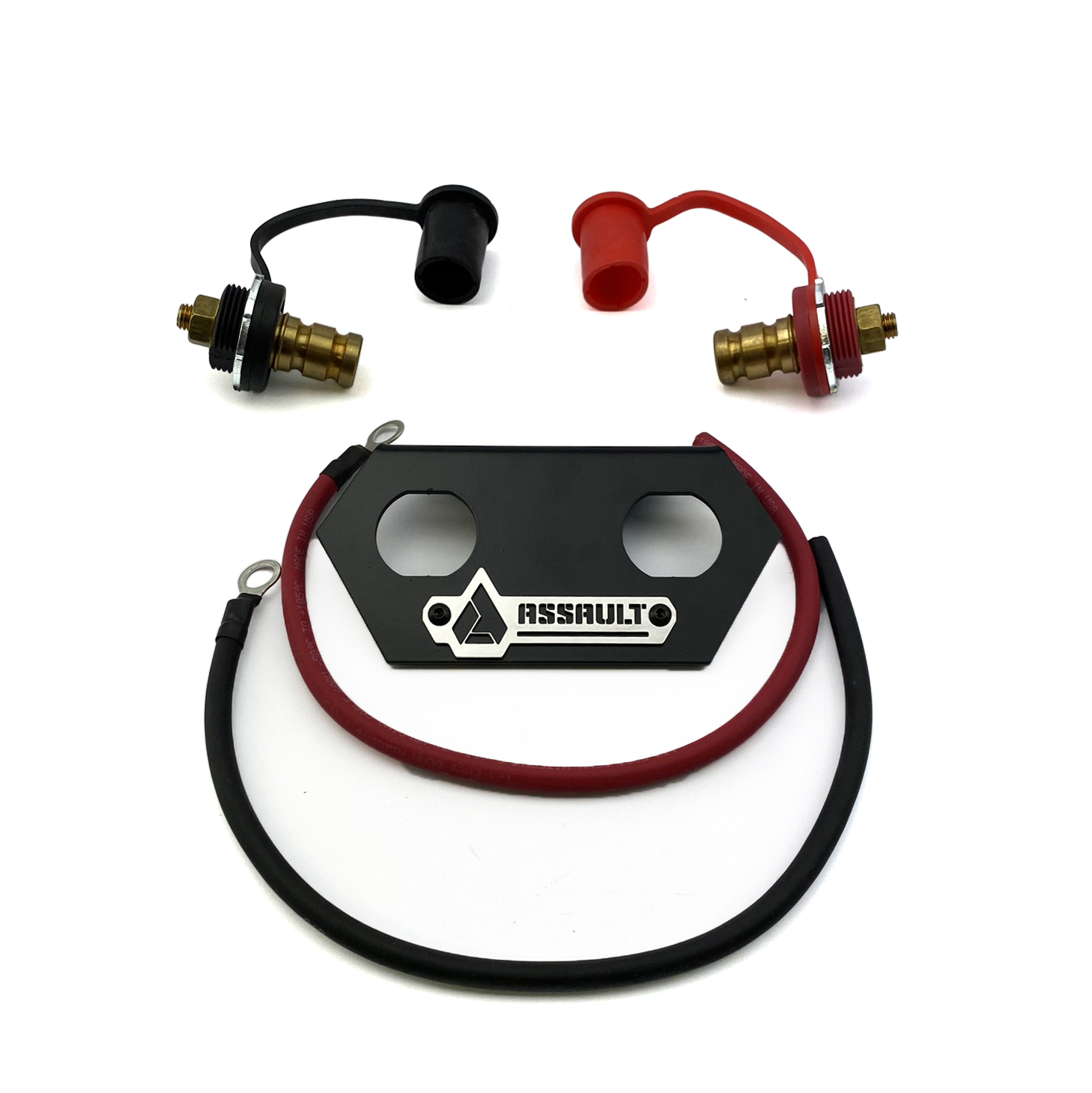BATTERY TERMINALS RELOCATION KIT FLAT, JUMPER POSTS, BTRK-U-002-01 image 1