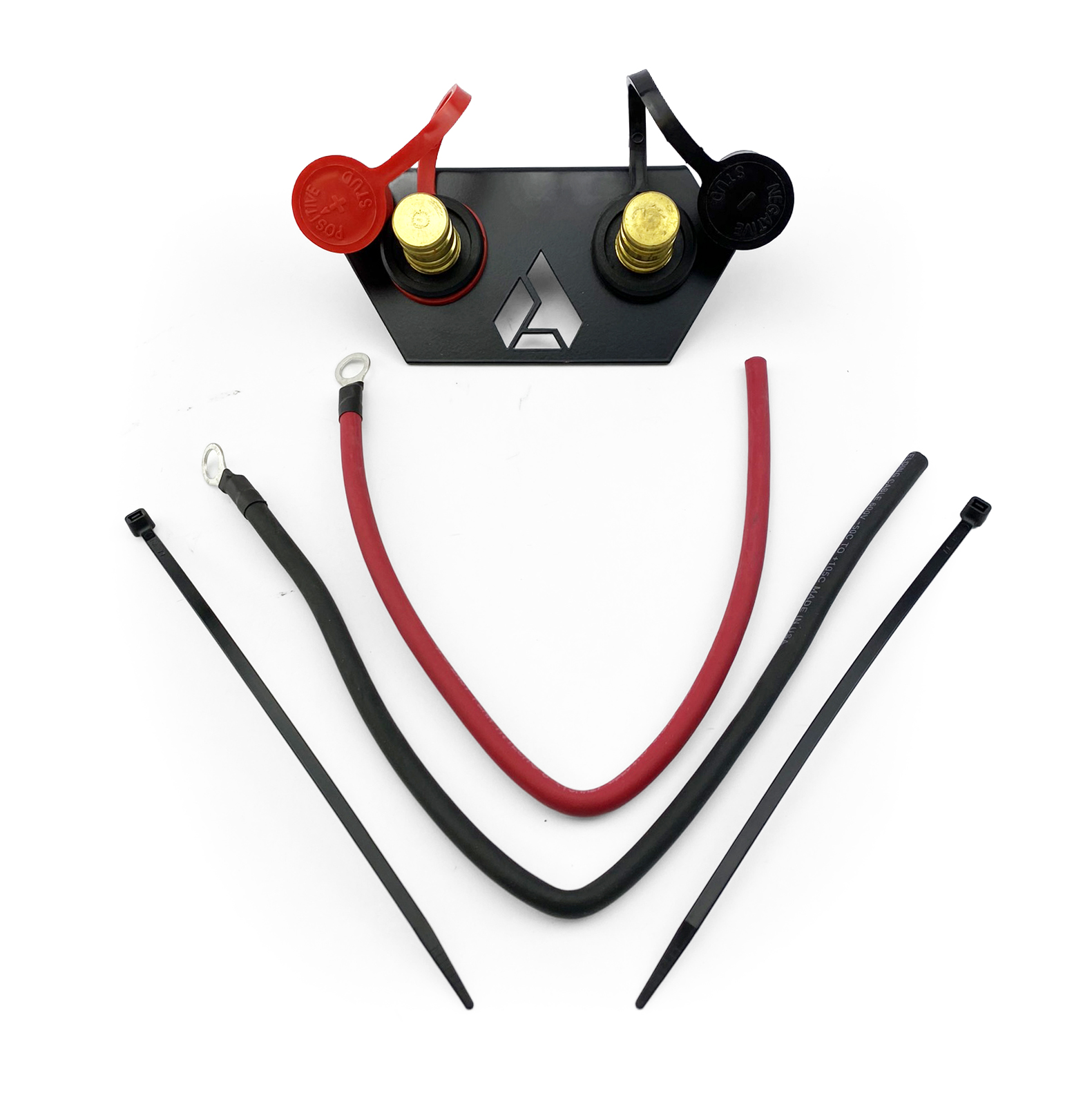 BATTERY TERMINALS RELOCATION KIT ANGLED, JUMPER POSTS, BTRK-U-003-01 image 1