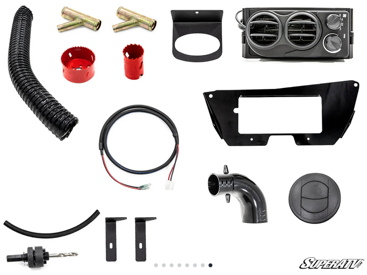 POLARIS RANGER 1000 IN CAB HEATER MATRIX BLOWER, SUPER ATV HTR-P-RAN1K thumbnail 2