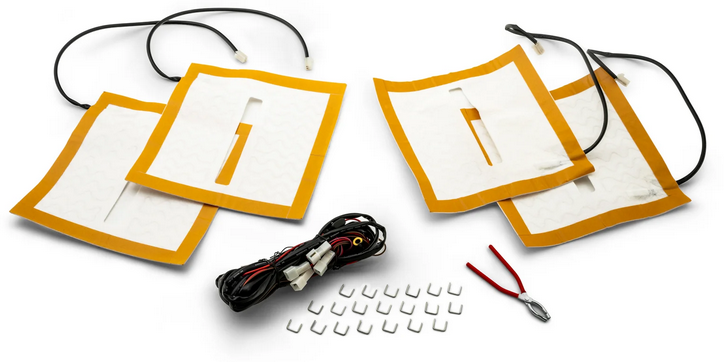 HEATED SEAT KIT UNIVERSAL PAIR, 2 SEAT KIT SXS/UTV/ATV 12V HCSC-U-001 image 1