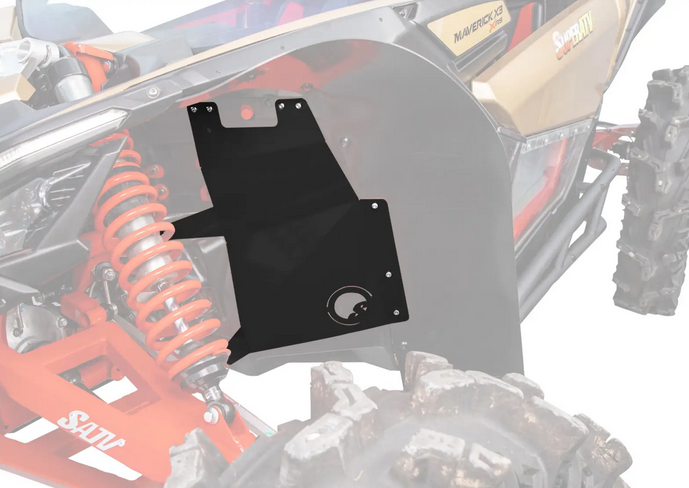 CANAM MAVERICK X3 INNER FENDER WHEEL ARCH GUARD, SUPER ATV FAP-CA-X3-01 thumbnail 2