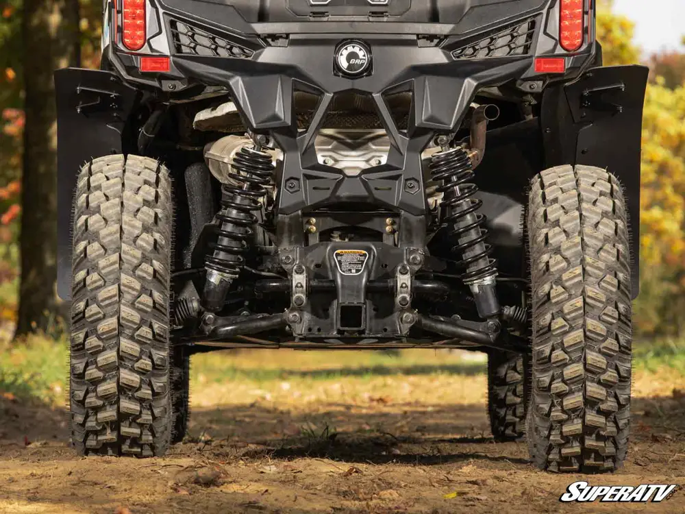 CANAM MAVERICK TRAIL LOW PROFILE WHEEL ARCH FENDER FLARES MUD GUARDS, SUPER ATV FF-CA-T thumbnail 3