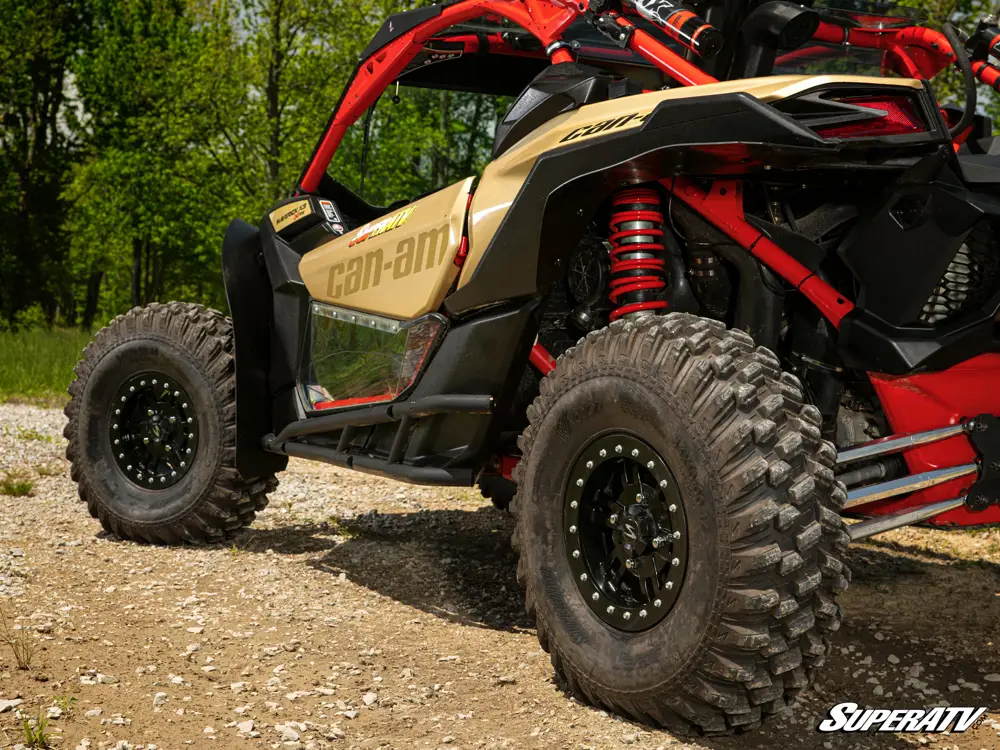 CANAM MAVERICK X3 LOW PROFILE WHEEL ARCH FENDER FLARES MUD GUARDS, SUPER ATV FF-CA-X3 thumbnail 2