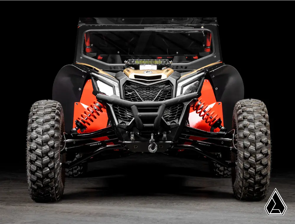 CANAM MAVERICK X3 LOW PROFILE WHEEL ARCH FENDER FLARES MUD GUARDS, ASSAULT INDUSTRIES FF-CA-X3-002 thumbnail 2