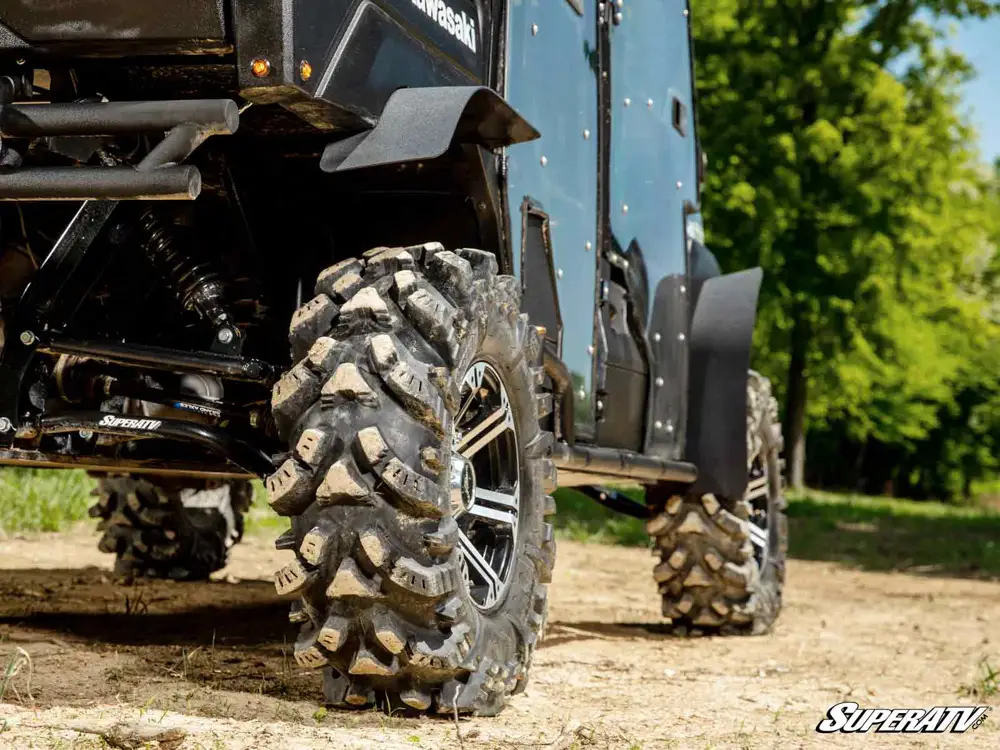 KAWASAKI MULE LOW PROFILE WHEEL ARCH FENDER FLARES MUD GUARDS, SUPER ATV FF-K-MULE-FXT thumbnail 2