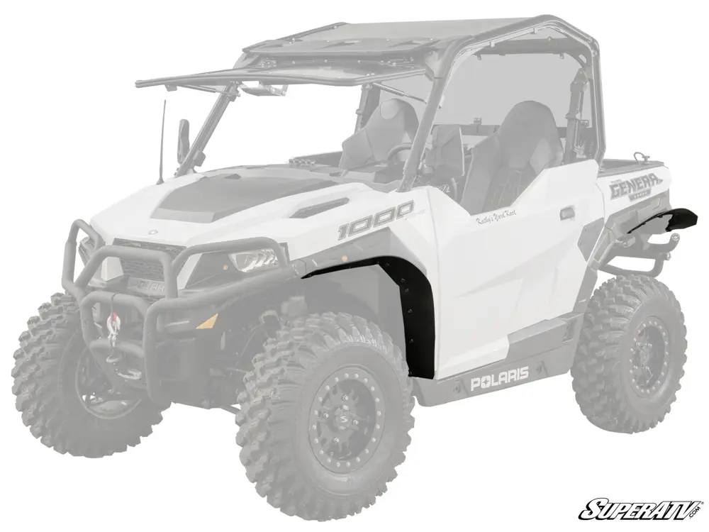 POLARIS GENERAL LOW PROFILE WHEEL ARCH FENDER FLARES MUD GUARDS, SUPER ATV FF-P-GEN1K-001 image 1