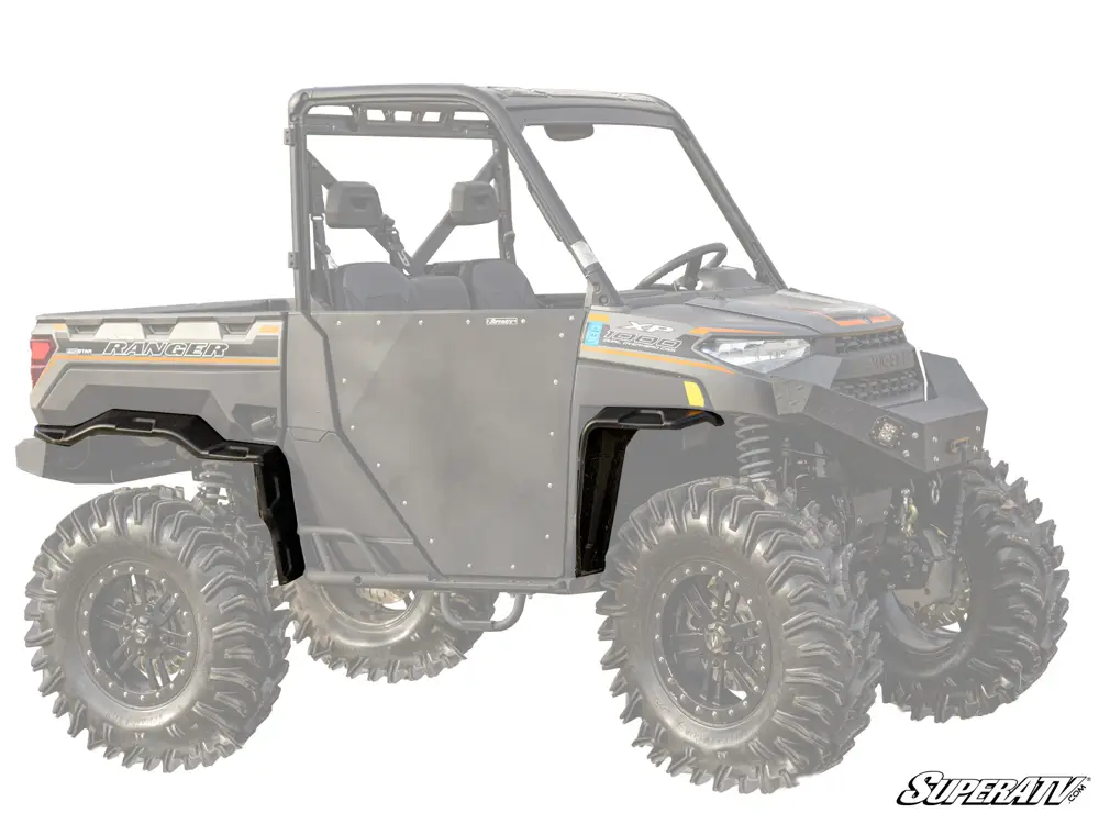 POLARIS RANGER XP HD WHEEL ARCH FENDER FLARES MUD GUARDS, SUPER ATV FF-P-RAN1K image 1