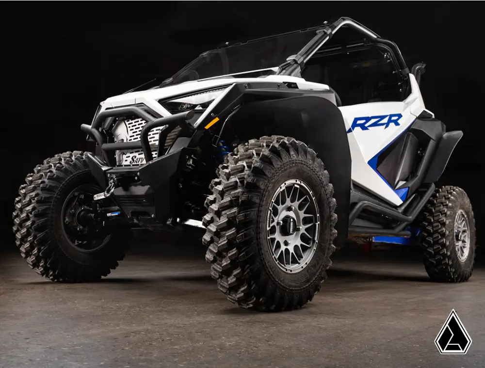 POLARIS PRO R/XP/TURBO R LOW PROFILE WHEEL ARCH FENDER FLARES MUD GUARDS, ASSAULT INDUSTRIES FF-P-PROXP-002 thumbnail 2