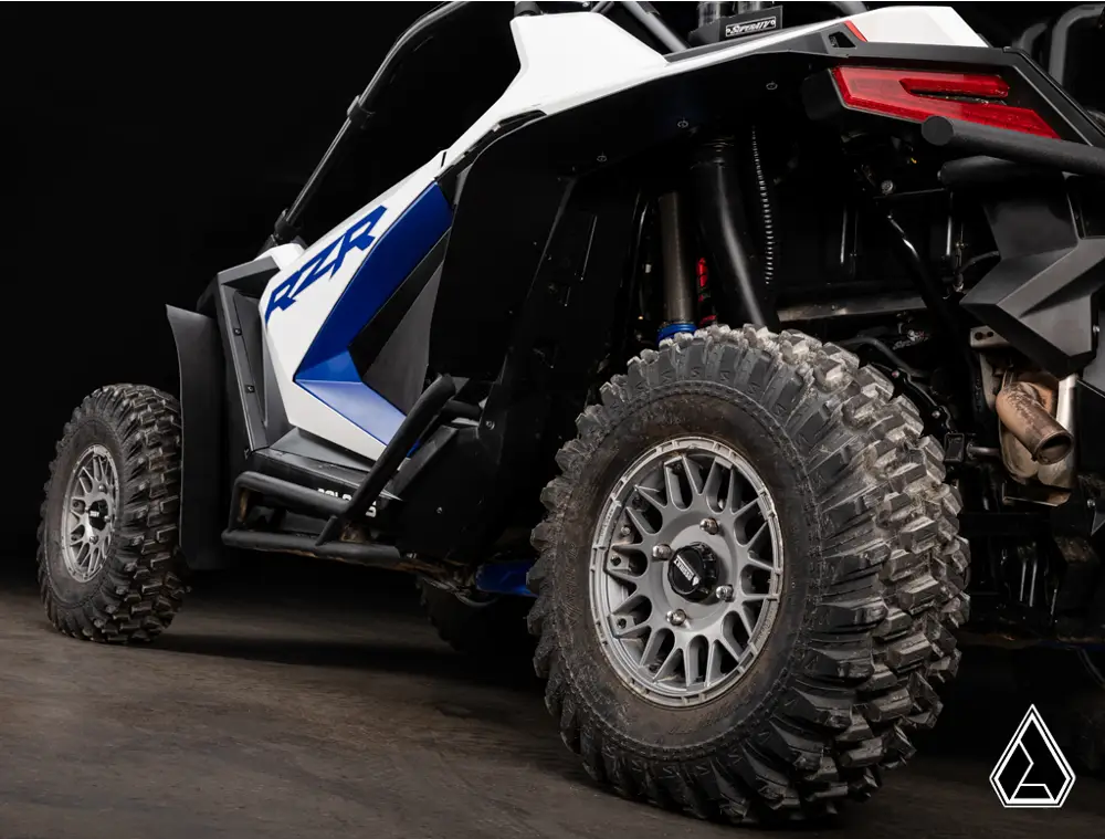 POLARIS PRO R/XP/TURBO R LOW PROFILE WHEEL ARCH FENDER FLARES MUD GUARDS, ASSAULT INDUSTRIES FF-P-PROXP-002 thumbnail 3