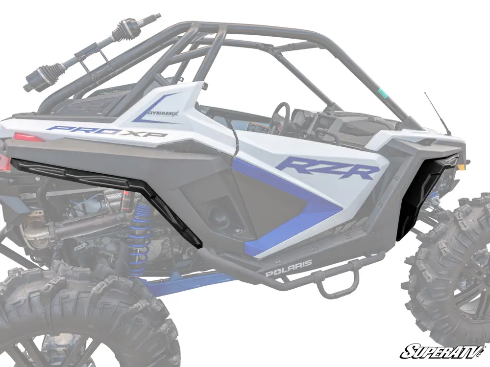 POLARIS PRO XP TURBO R HD WHEEL ARCH FENDER FLARES MUD GUARDS, SUPER ATV FF-P-PROXP image 1