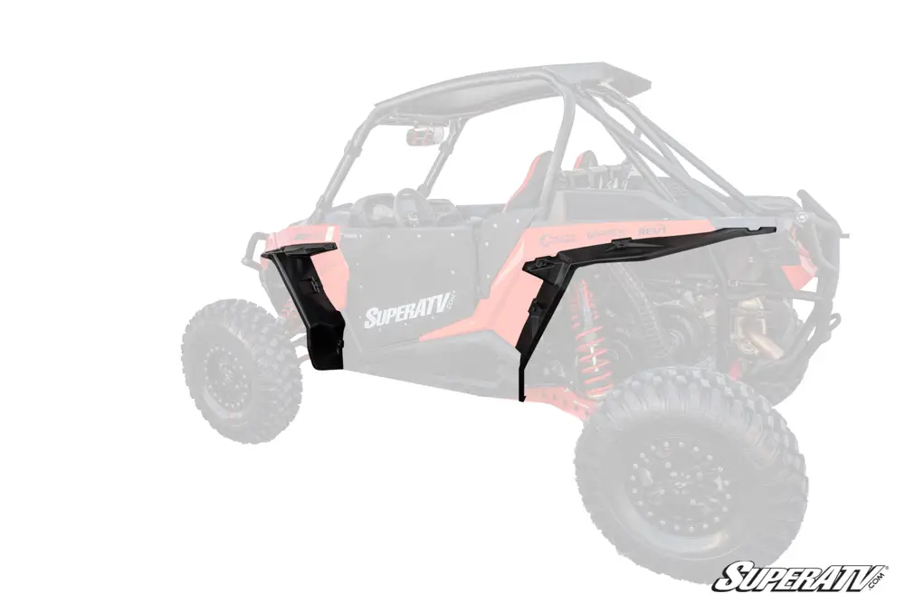 POLARIS XP TURBO/1000 HD WHEEL ARCH FENDER FLARES MUD GUARDS, SUPER ATV FF-P-RZR1K-001 thumbnail 2