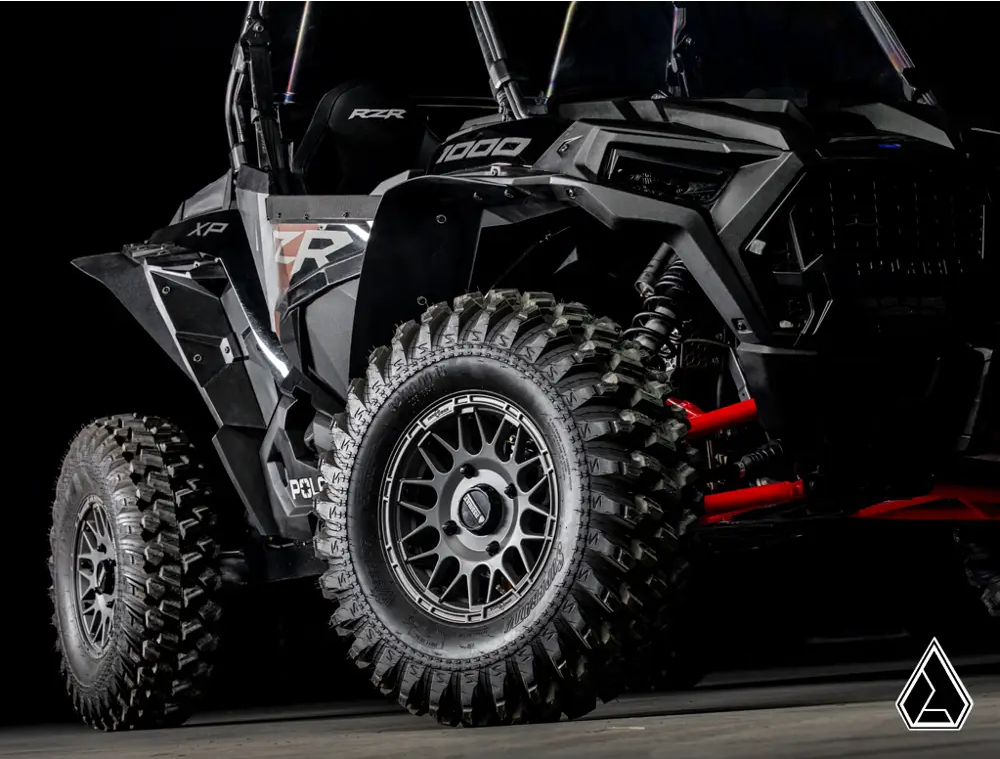 POLARIS XP TURBO/1000 LOW PROFILE WHEEL ARCH FENDER FLARES MUD GUARDS, ASSAULT INDUSTRIES FF-P-RZRXP-001 thumbnail 2