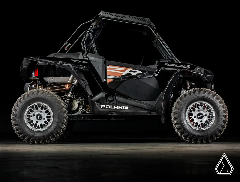 POLARIS XP TURBO/1000 LOW PROFILE WHEEL ARCH FENDER FLARES MUD GUARDS, ASSAULT INDUSTRIES FF-P-RZRXP-001 thumbnail 3