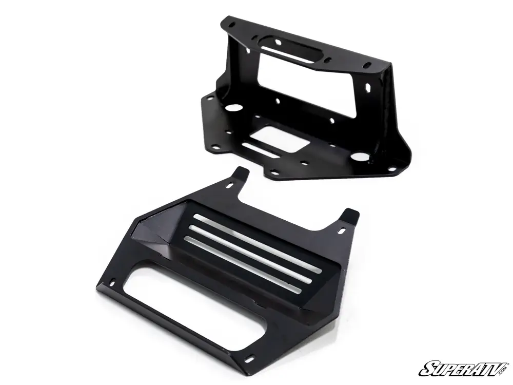POLARIS RZR PRO XP WINCH MOUNT PLATE, SUPERATV WM-P-PROXP-00 image 1