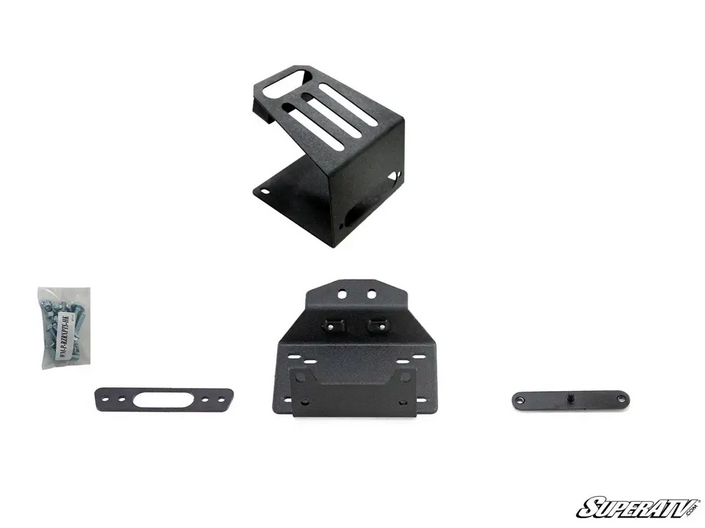 POLARIS RZR XP TURBO WINCH MOUNT PLATE, SUPERATV WM-P-RZRXPTS-002-00 image 1
