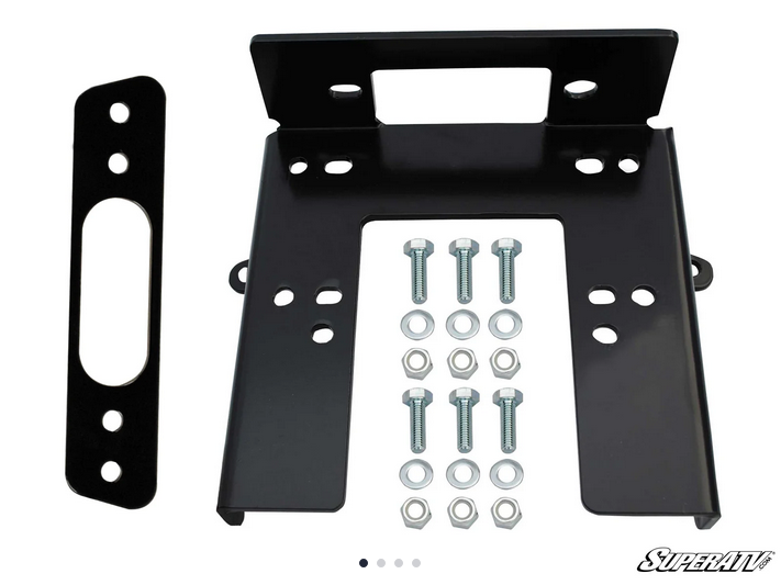 CANAM COMMANDER WINCH MOUNT PLATE, SUPERATV WM-CA-COM-00 image 1