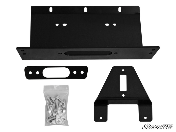POLARIS RANGER XP WINCH MOUNT PLATE, SUPERATV WM-P-RAN-09XP-00 image 1