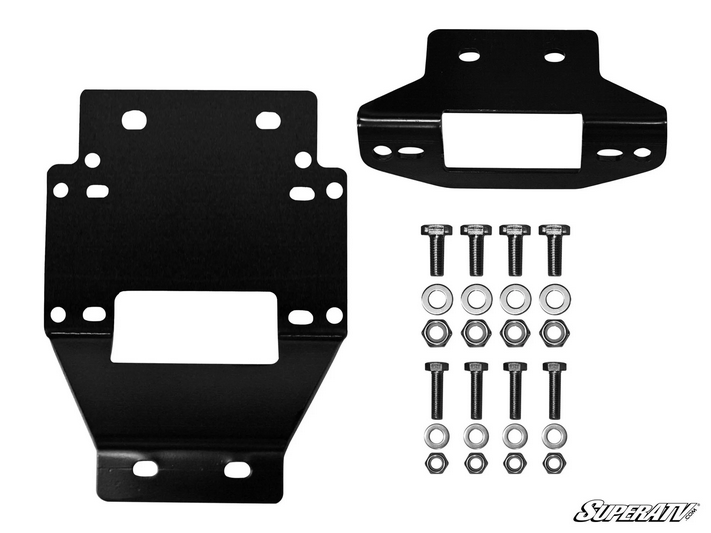 POLARIS RZR XP 900 WINCH MOUNT PLATE, SUPERATV WM-P-RZRXP-00 image 1
