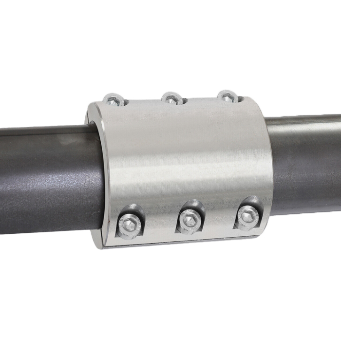 WELDABLE SPLIT CLAMP 1.875 48mm ROLL CAGE UNIVERSAL image 1