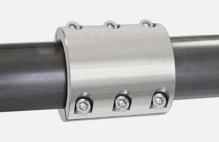 WELDABLE SPLIT CLAMP 2 52mm ROLL CAGE UNIVERSAL image 1