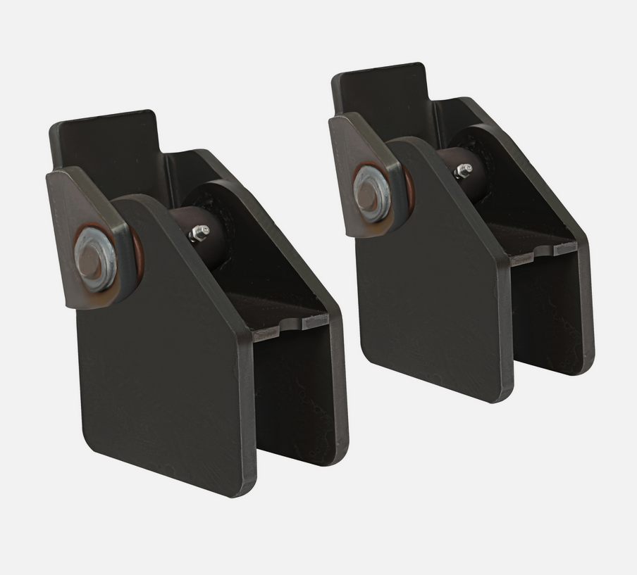 50mm HEAVY DUTY WELD ON HINGES (SET OF 2) GREASEABLE image 1