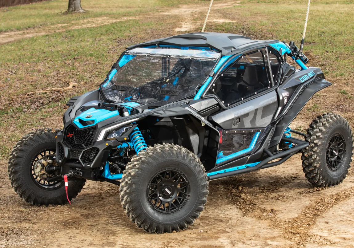 CAN-AM X3 UPPER DOORS CLEAR WINDOWS PLASTIC, SUPER ATV DOOR-CA-X3-005-72 thumbnail 2