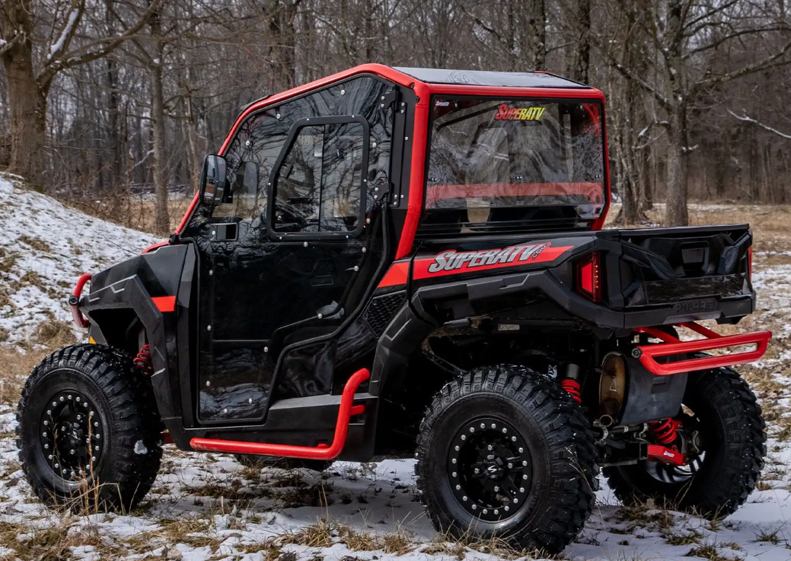 POLARIS GENERAL CAB ENCLOSURE DOORS CLEAR, SUPER ATV DOOR-P-GEN-001-72 thumbnail 3