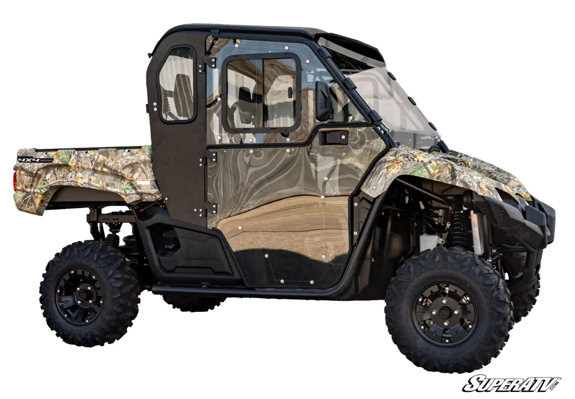 YAMAHA VIKING CAB ENCLOSURE DOORS CLEAR, SUPER ATV DOOR-Y-VIK-001-72 image 1