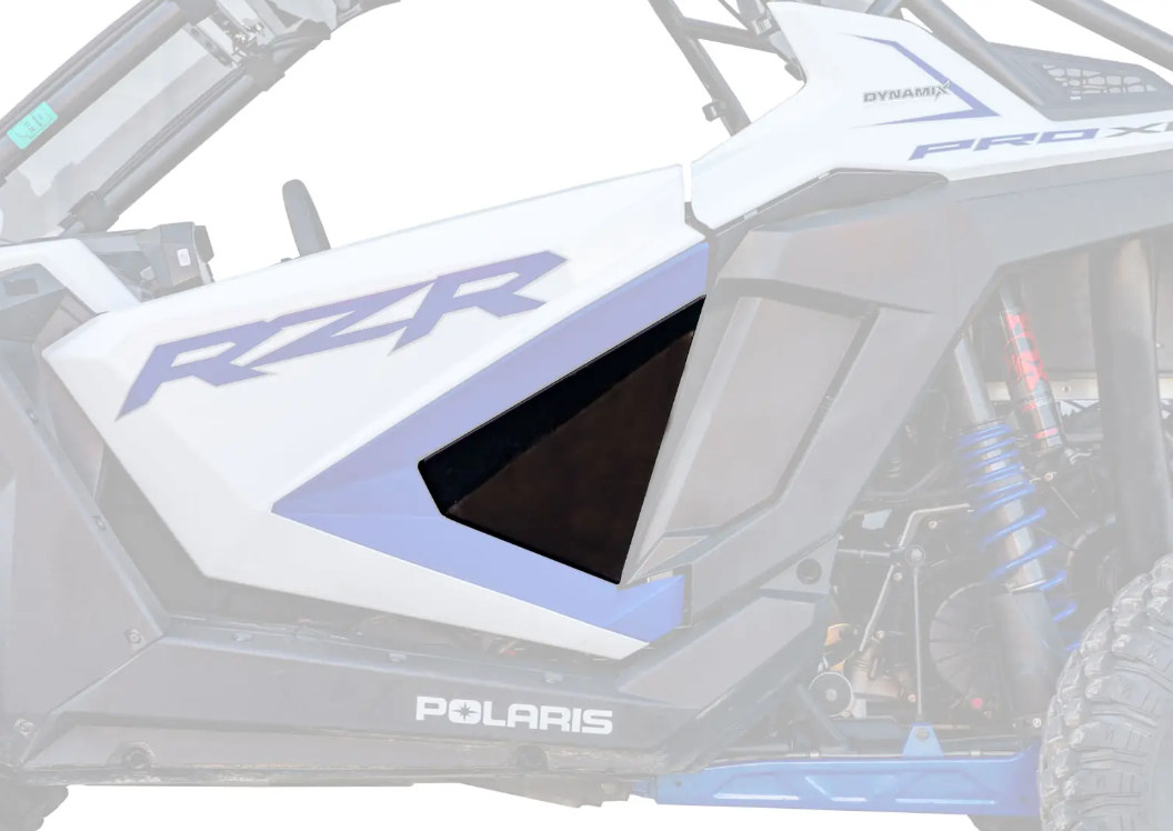 POLARIS PRO R TURBO R ALUMINIUM DOOR INSERTS, SUPER ATV DOOR-P-PROXP-01 image 1