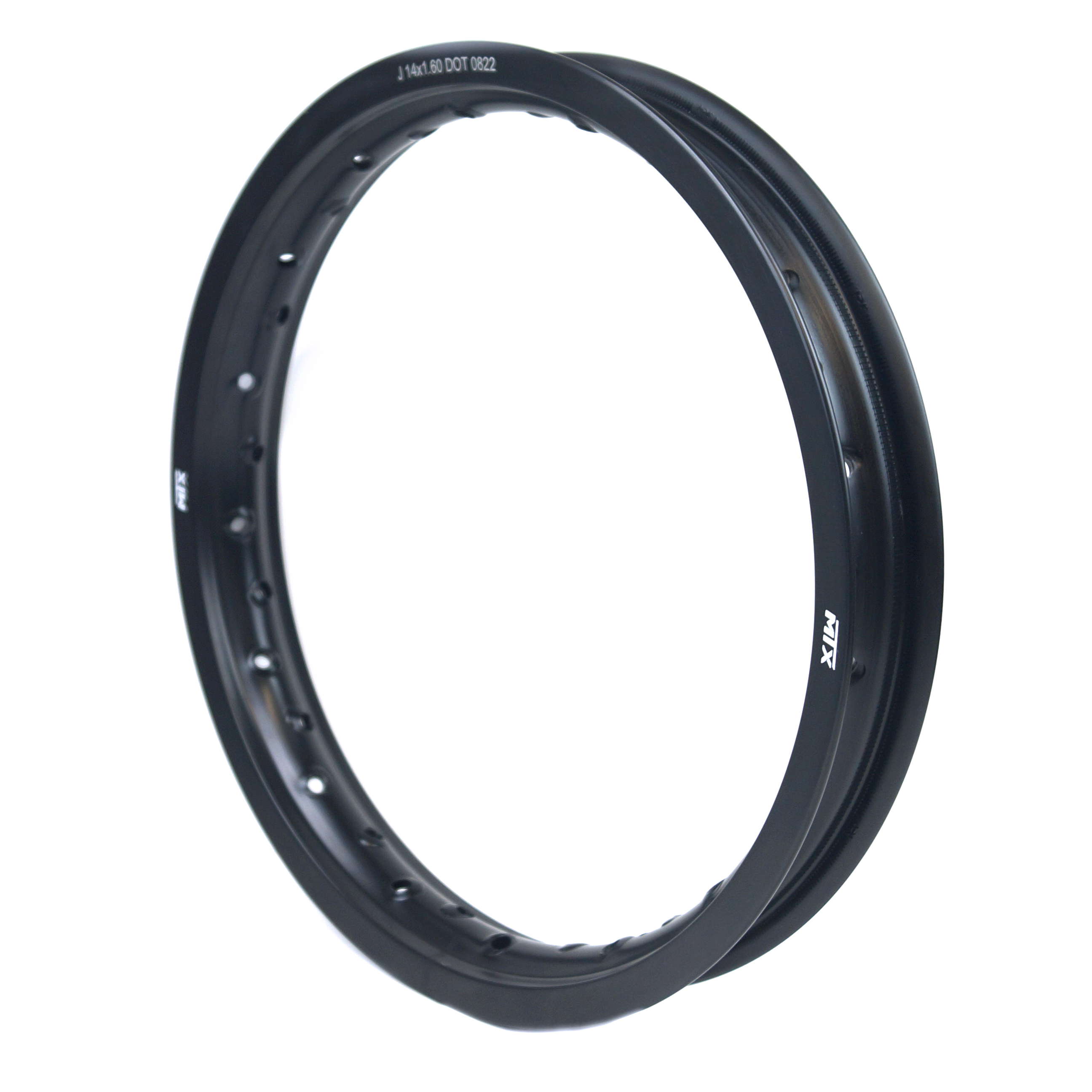 RIM 160 x 14 32H MTX MOTO ALLOY RIM BLACK MRRIM1416032B1