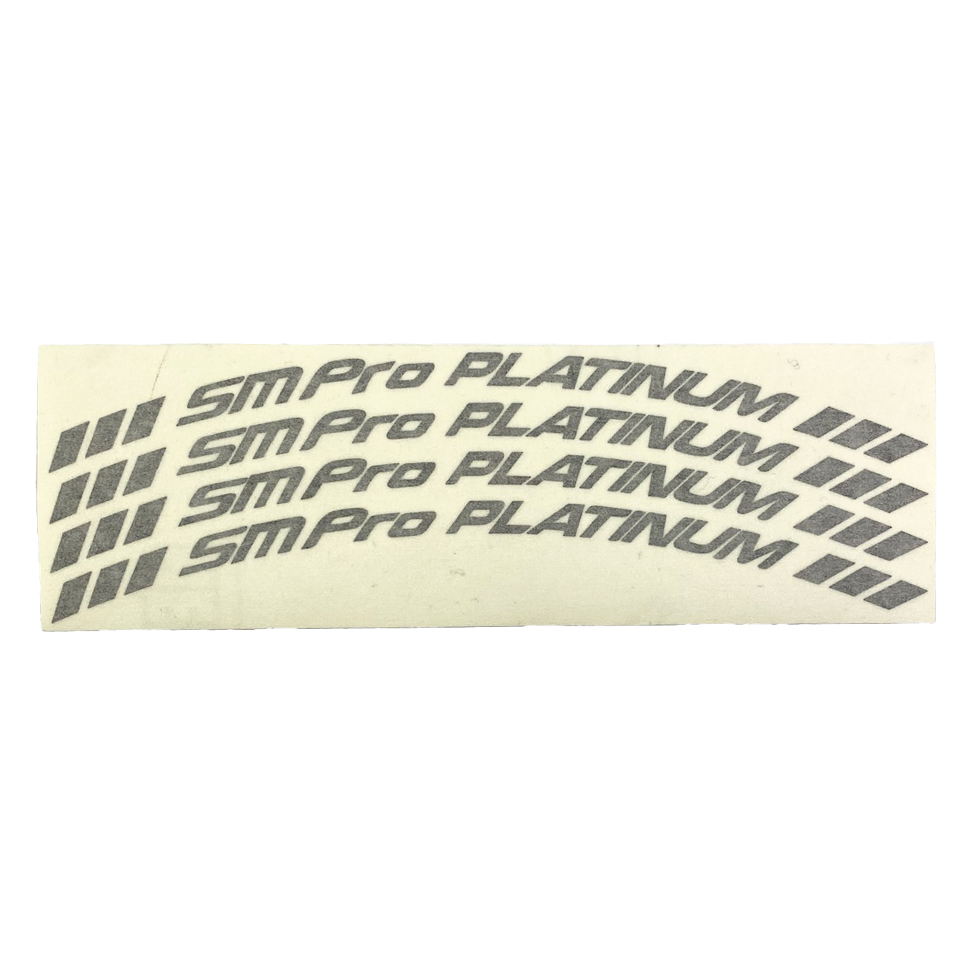 REPLACEMENT SM PRO PLATINUM STICKER SET, BLACK image 1