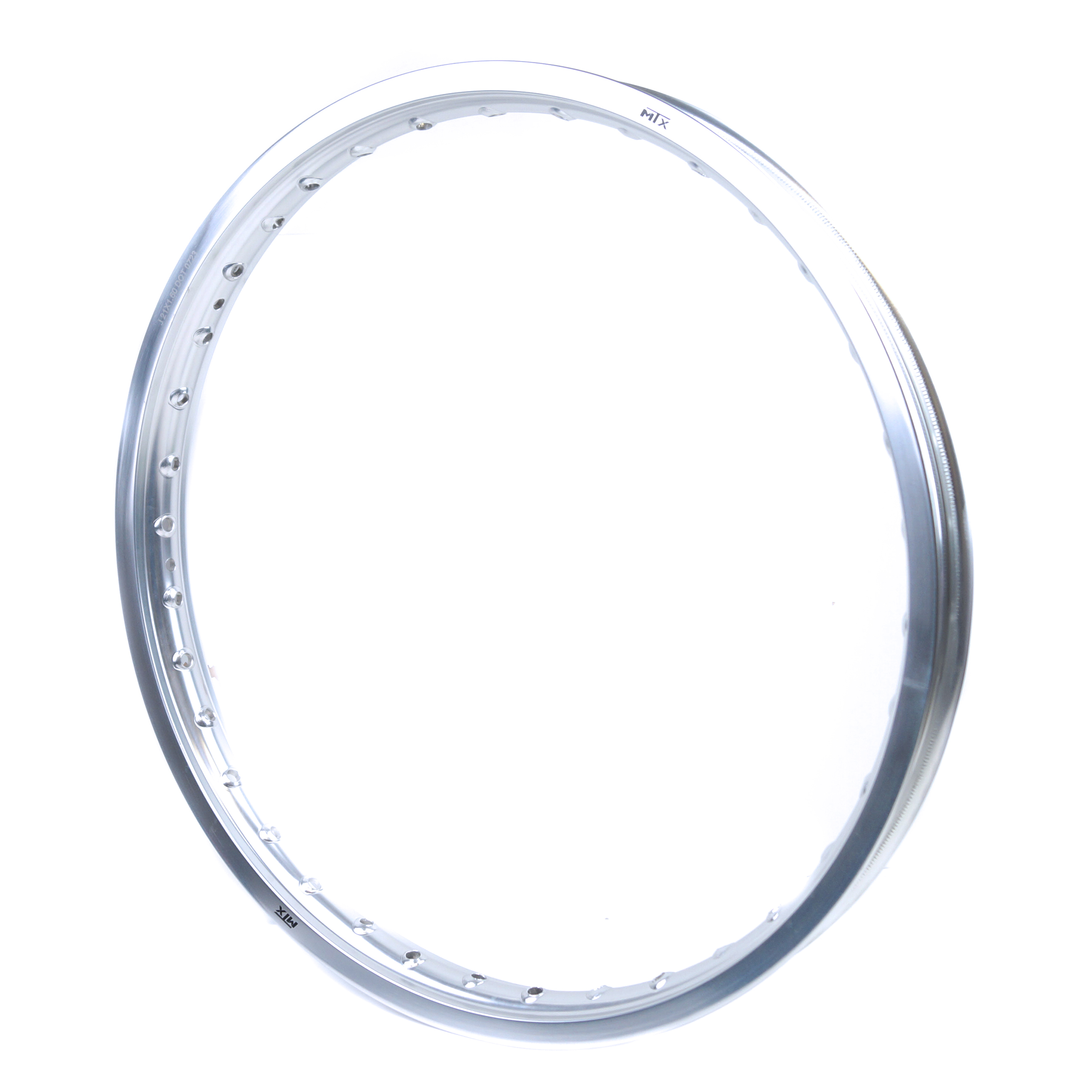 RIM 160 x 21 36H MTX MOTO ALLOY RIM SILVER