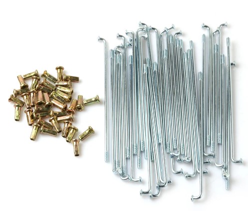 SPOKE SET 36pcs 18 160mm YAMAHA YBR125 FRONT REAR 5VL-W5304-01 image 1