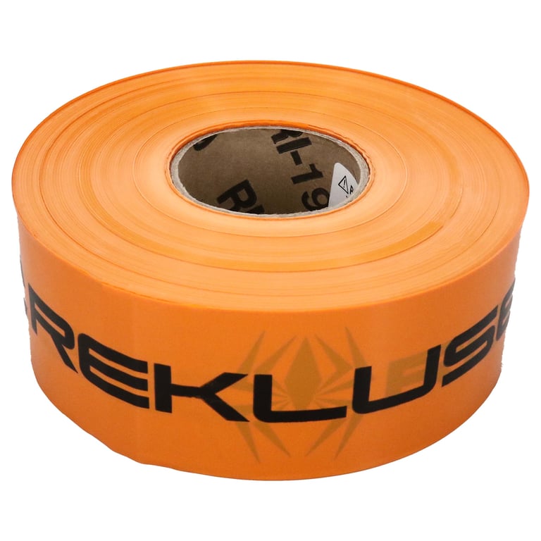 PROMOTIONAL TRACK TAPE PRINTED ORANGE REKLUSE 861-079 thumbnail 3