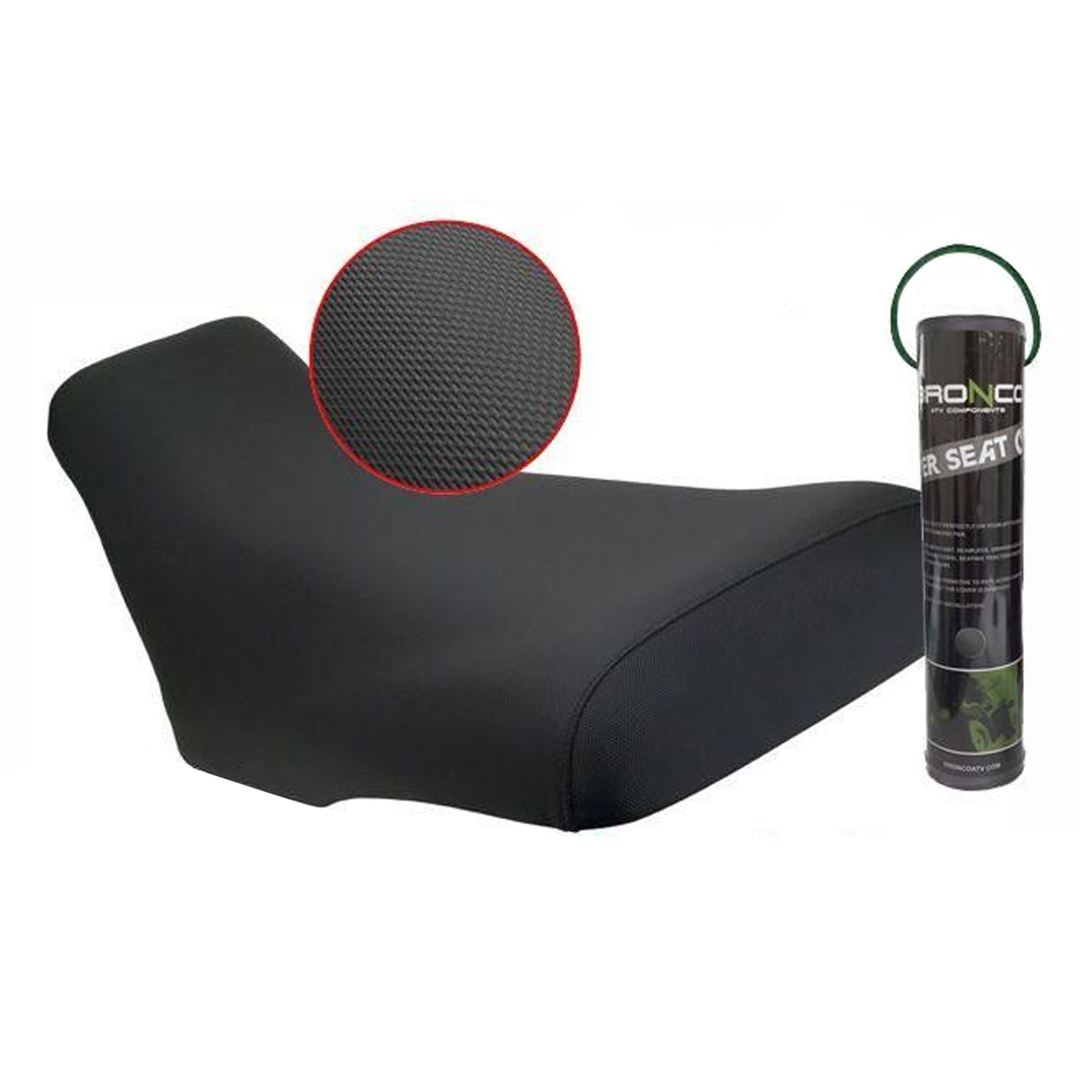 SEAT COVER KFX400 LTZ400 BLK, BRONCO GRIPPER AT-04630, 87-421 image 1