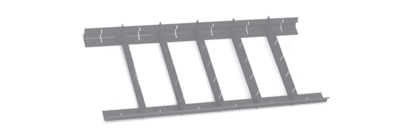 Parallel Partitions for RSC22, RSC23, RSC23C, C27S Drawers 588x277mm - Beta Tools 8889P1/5 image 1