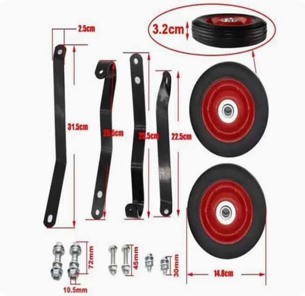 TRAINING WHEEL STABILISERS SET YAMAHA PW 50 thumbnail 5