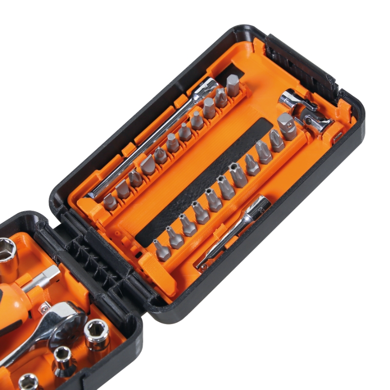 Compact Tool Case with 11 Hexagon Sockets, 21 Bits, 7 Accessories - Beta Tools 900/C39N thumbnail 3