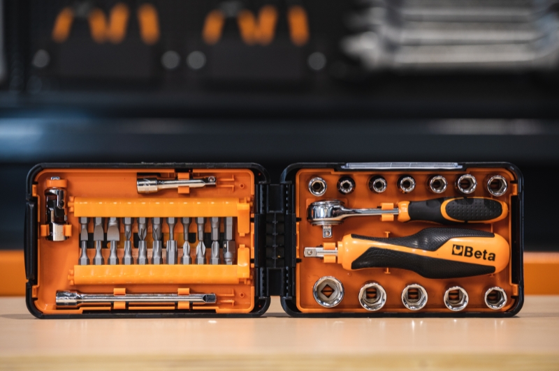Compact Tool Case with 11 Hexagon Sockets, 21 Bits, 7 Accessories - Beta Tools 900/C39N thumbnail 8