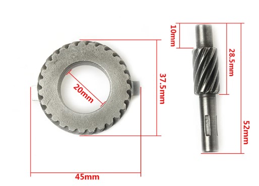 SPEEDOMETER DRIVE GEARS YAMAHA YBR125 JYM125 thumbnail 2