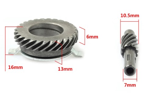 SPEEDOMETER DRIVE GEARS YAMAHA YBR125 JYM125 thumbnail 3
