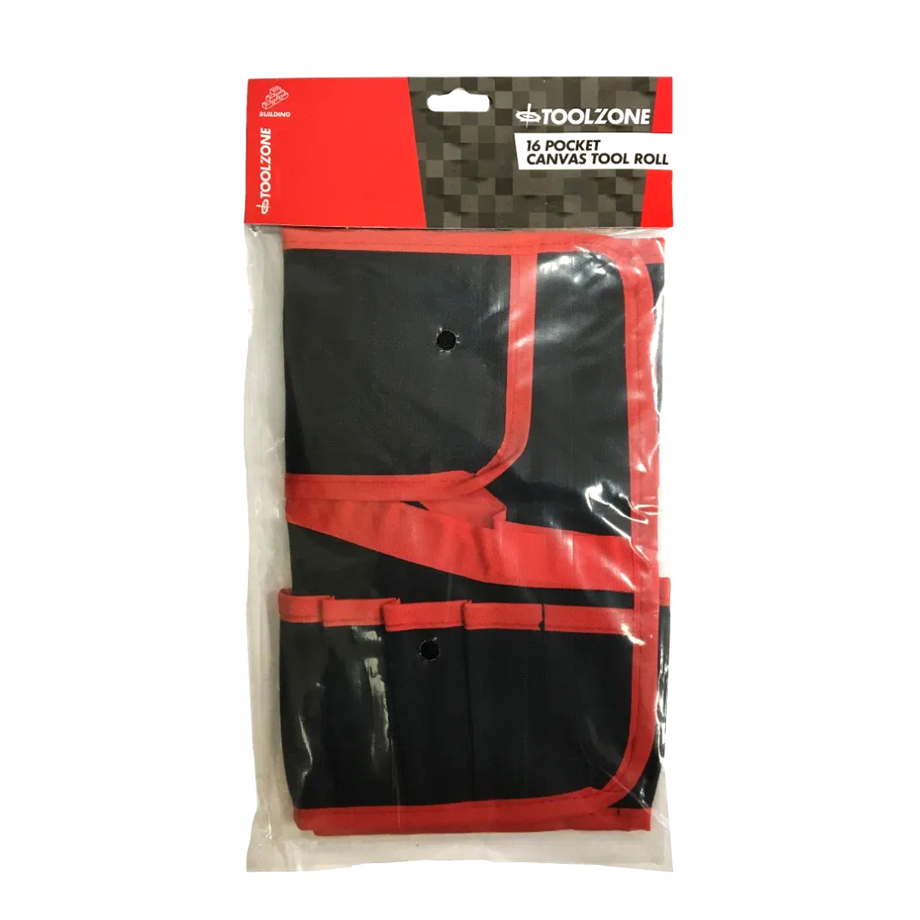TOOL ROLL 16 POCKET CANVAS 525x285mm - TOOLZONE KDPTB030 thumbnail 3
