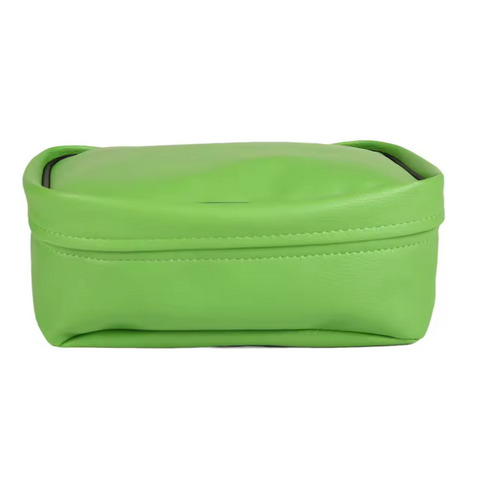 REAR FENDER TOOL BAG GREEN LEATHER WATERPROOF thumbnail 3