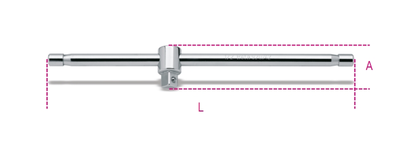1/2 Drive Sliding T-Handle 305mm - Beta Tools 920/42 image 1