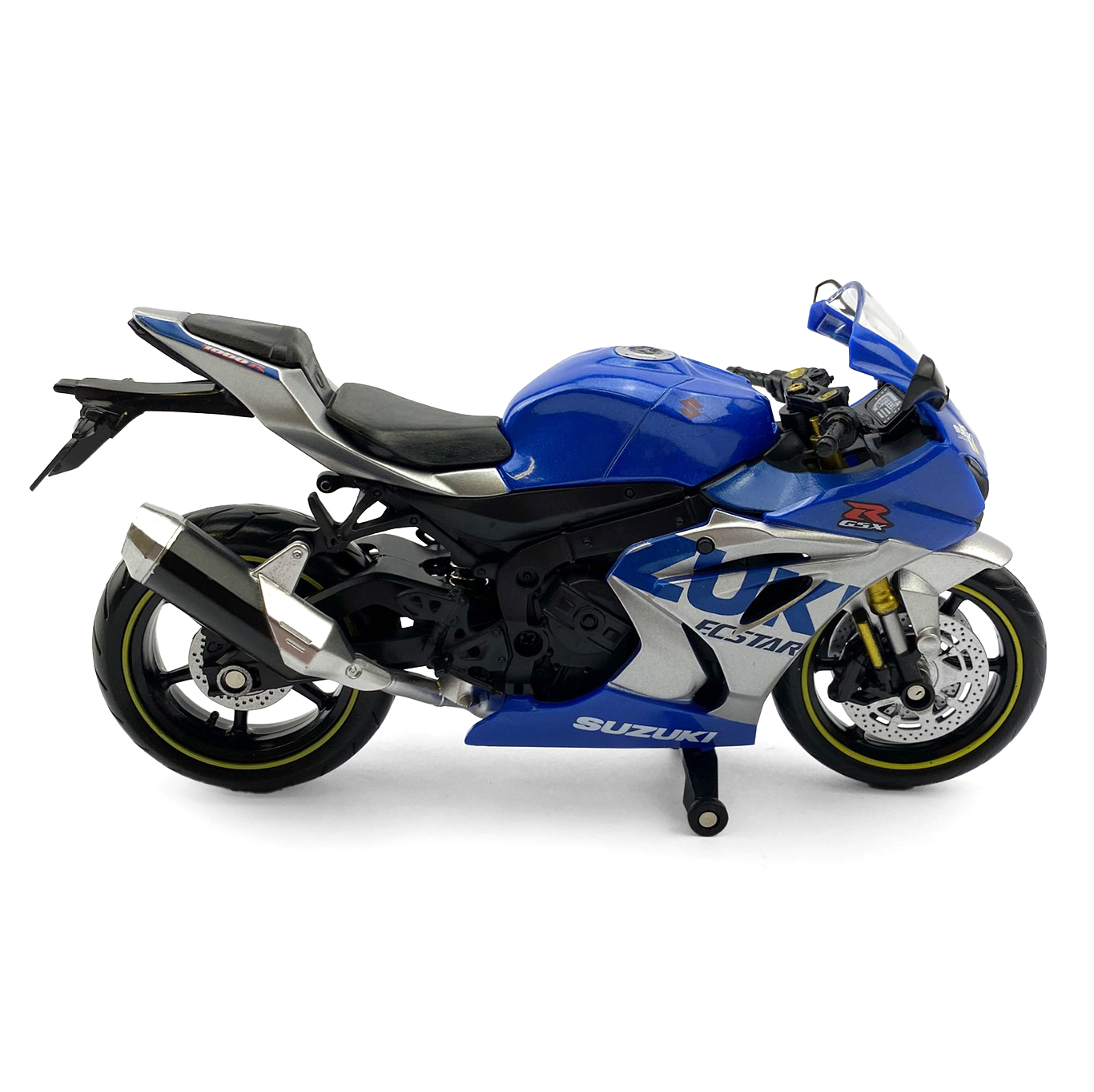 MODEL SUZUKI GSX-R1000R BLUE SCALE 1:12 DIE CAST ROAD image 1