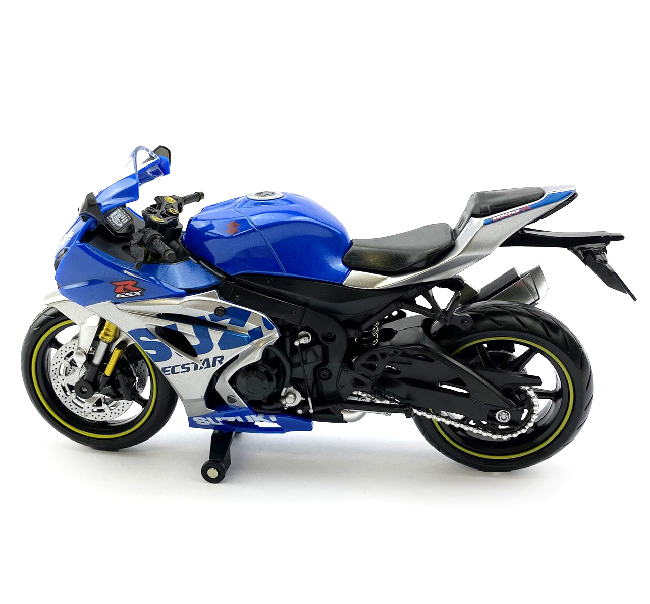 MODEL SUZUKI GSX-R1000R BLUE SCALE 1:12 DIE CAST ROAD thumbnail 3